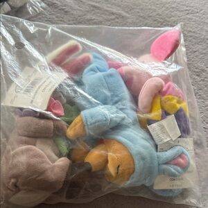 Disney Winnie the Pooh Easter bean bags-  Multicolor